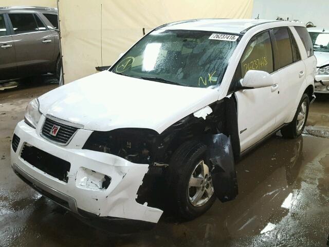 5GZCZ33Z47S851147 - 2007 SATURN VUE HYBRID WHITE photo 2