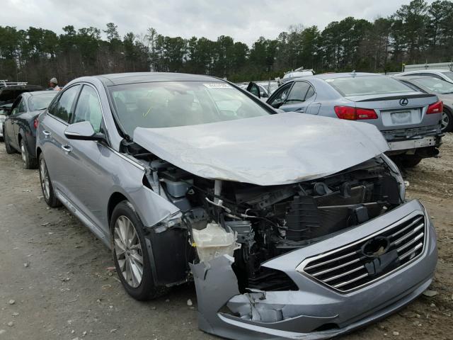 5NPE34AF7FH006347 - 2015 HYUNDAI SONATA SPO BLUE photo 1