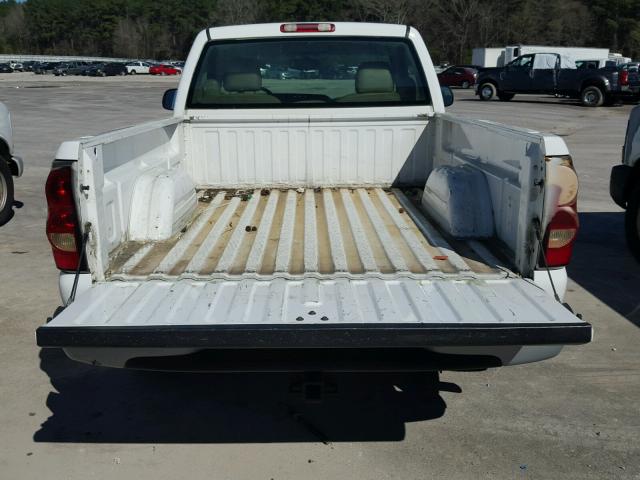 1GCEC14X14Z185557 - 2004 CHEVROLET SILVERADO WHITE photo 6