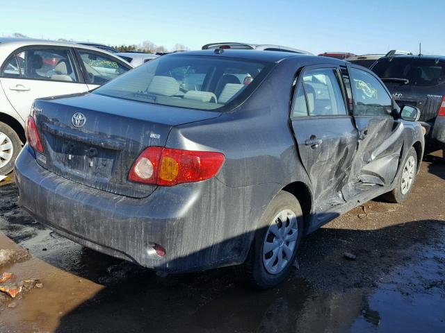 1NXBU4EE6AZ344933 - 2010 TOYOTA COROLLA BA BLACK photo 4