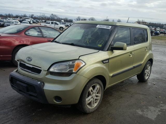 KNDJT2A59C7427545 - 2012 KIA SOUL GREEN photo 2