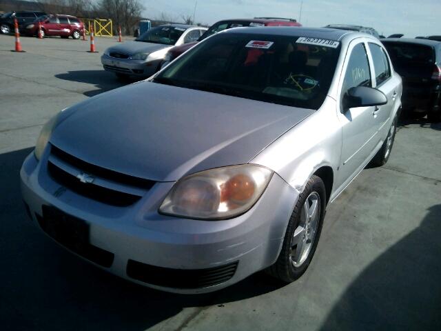 1G1AL55F567695249 - 2006 CHEVROLET COBALT LT SILVER photo 2