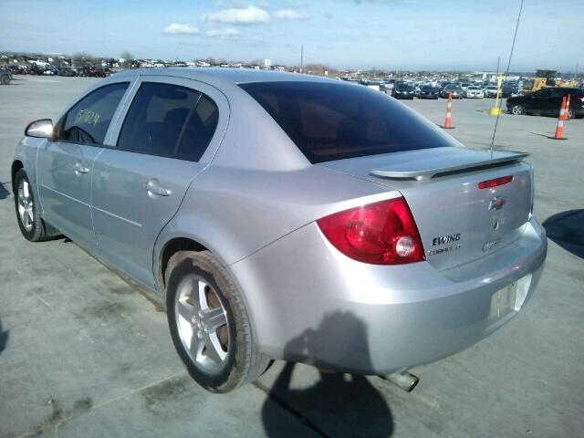 1G1AL55F567695249 - 2006 CHEVROLET COBALT LT SILVER photo 3