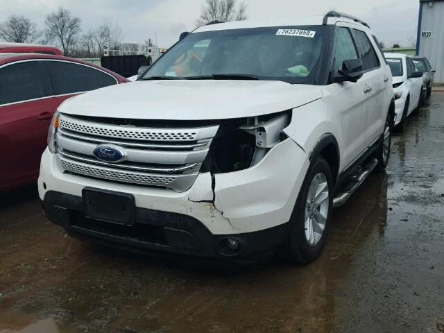 1FMHK8D81CGA20180 - 2012 FORD EXPLORER X WHITE photo 2