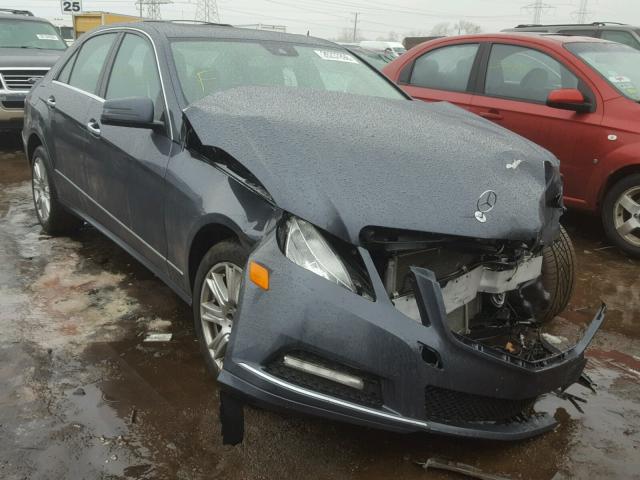 WDDHF8JB3DA670762 - 2013 MERCEDES-BENZ E 350 4MAT GRAY photo 1