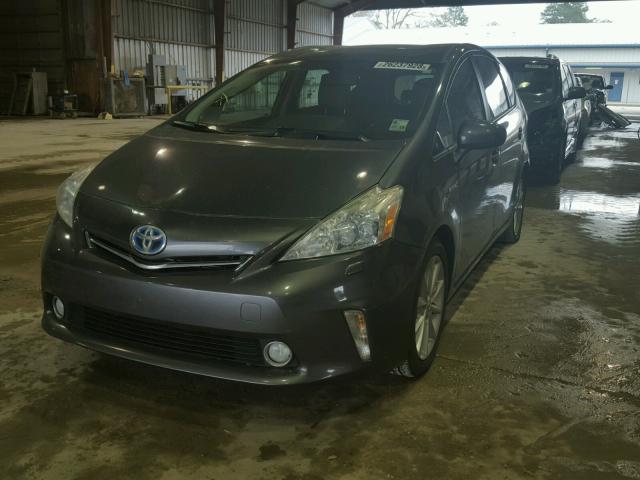 JTDZN3EU0C3023335 - 2012 TOYOTA PRIUS V CHARCOAL photo 2