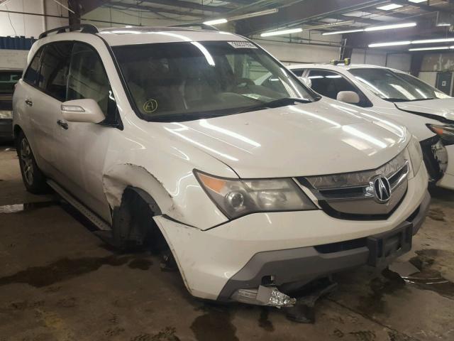 2HNYD28467H527406 - 2007 ACURA MDX TECHNO WHITE photo 1