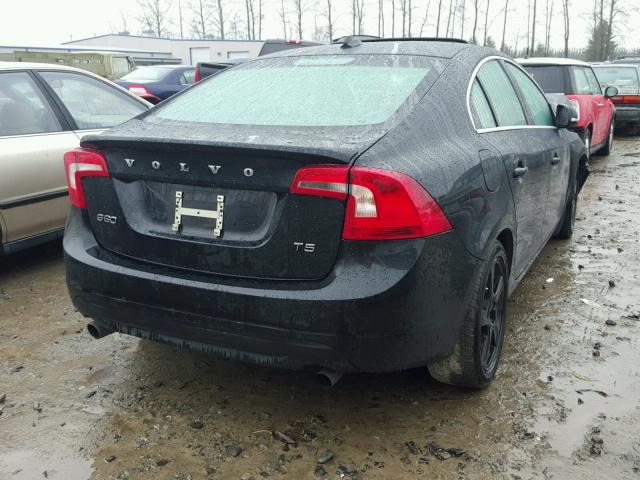 YV1622FS2C2101908 - 2012 VOLVO S60 T5 BLACK photo 4