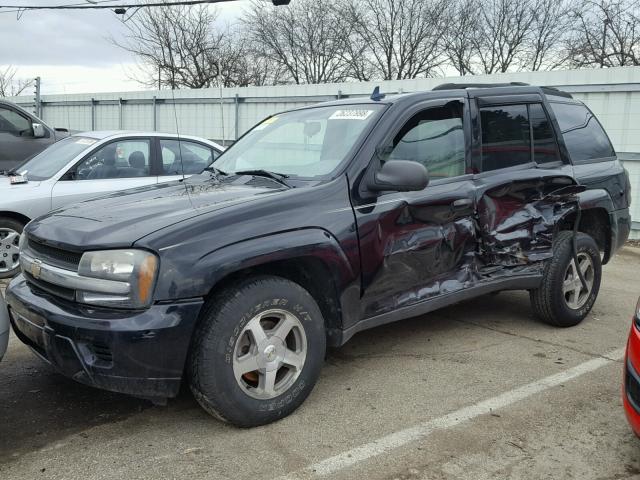 1GNDS13S362127361 - 2006 CHEVROLET TRAILBLAZE BLACK photo 2