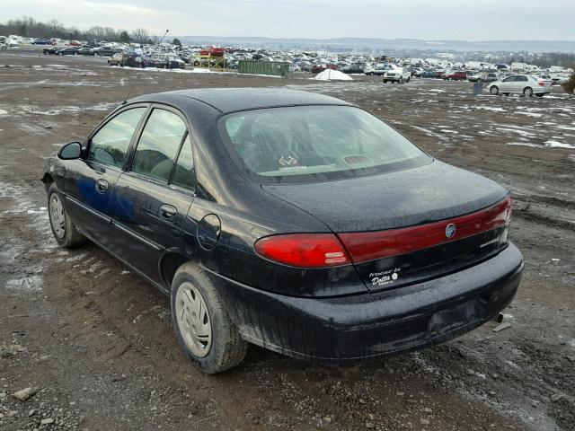 1MEFM13P7XW607192 - 1999 MERCURY TRACER LS BLACK photo 3