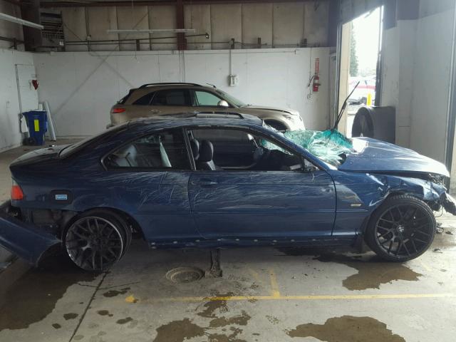 WBABN33472JW52506 - 2002 BMW 325 CI BLUE photo 9