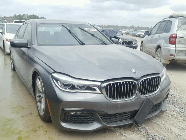 WBA7F2C54HG422272 - 2017 BMW 750 XI GRAY photo 1