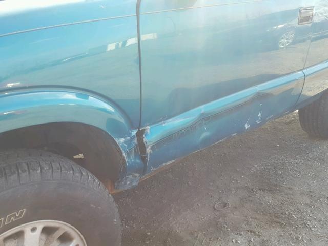 1GKCT18W0S2529494 - 1995 GMC JIMMY GREEN photo 9