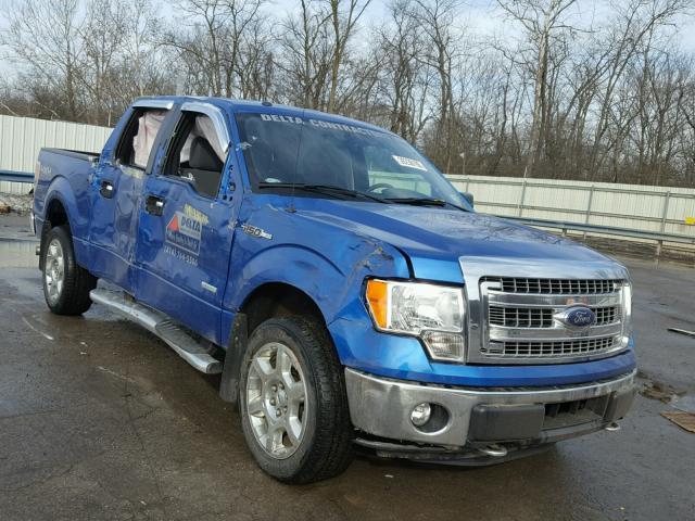 1FTFW1ET7EKG44396 - 2014 FORD F150 SUPER BLUE photo 1