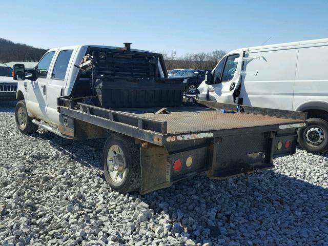 1FDSW35R38EE50980 - 2008 FORD F350 SRW S WHITE photo 3