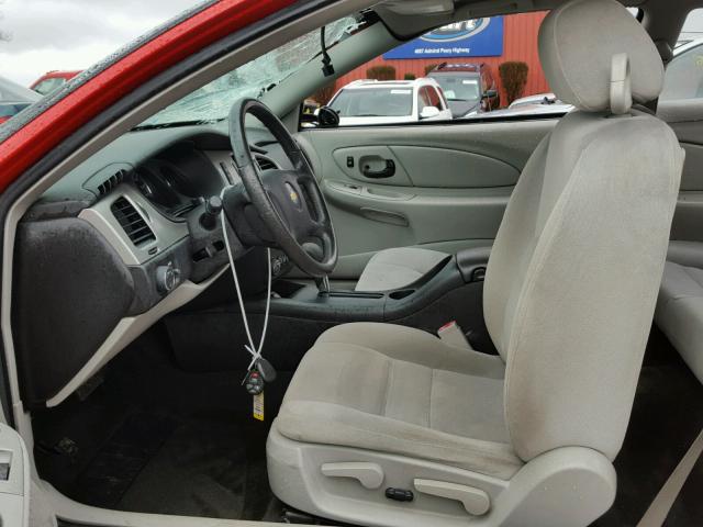 2G1WM15K769260532 - 2006 CHEVROLET MONTE CARL 红色 照片 5