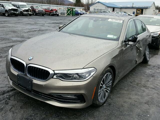 WBAJE7C37HWA03670 - 2017 BMW 540 XI BEIGE photo 2