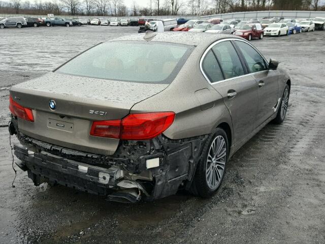 WBAJE7C37HWA03670 - 2017 BMW 540 XI BEIGE photo 4