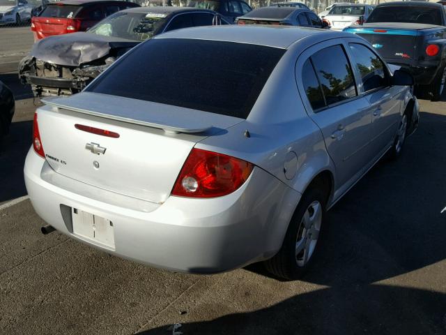 1G1AK55FX77284336 - 2007 CHEVROLET COBALT LS SILVER photo 4