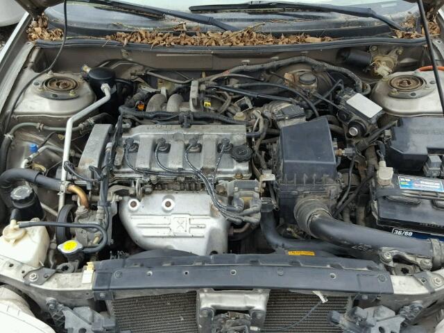 1YVGF22C325304097 - 2002 MAZDA 626 LX GRAY photo 7