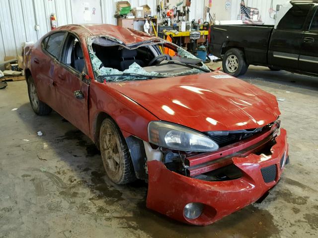 2G2WP552481159654 - 2008 PONTIAC GRAND PRIX RED photo 1