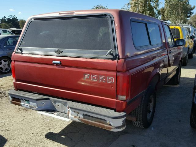 1FTEF15Y9TLC18806 - 1996 FORD F150 RED photo 4