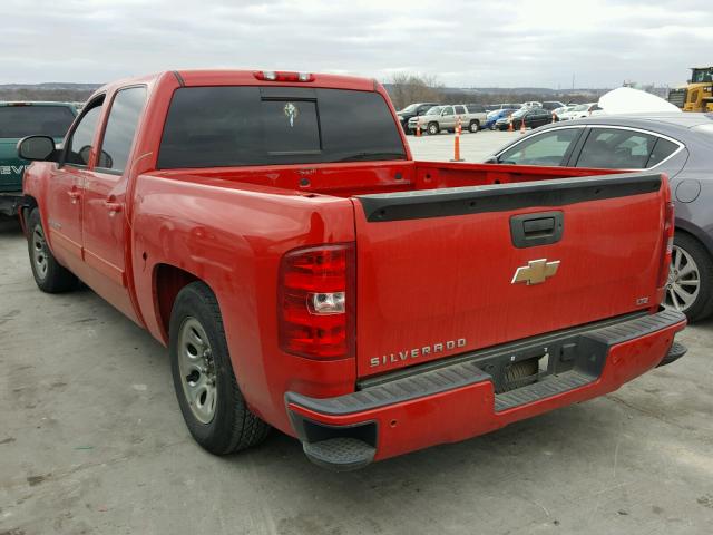 3GCEC33009G185802 - 2009 CHEVROLET SILVERADO RED photo 3