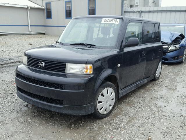 JTLKT334864103219 - 2006 TOYOTA SCION XB შავი ფოტო 2