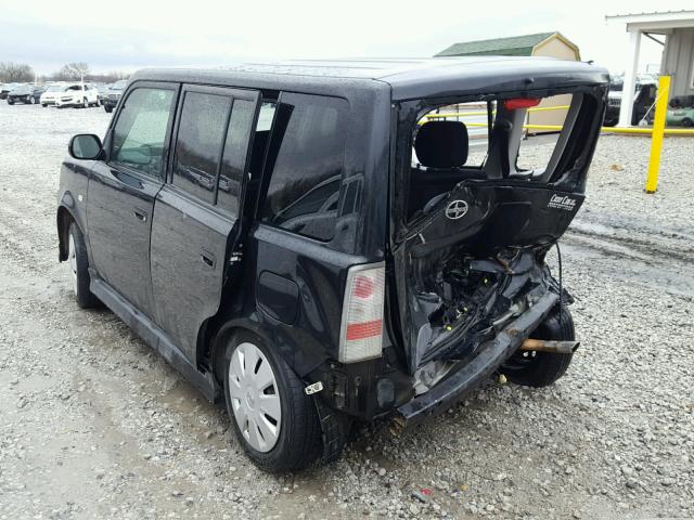 JTLKT334864103219 - 2006 TOYOTA SCION XB შავი ფოტო 3