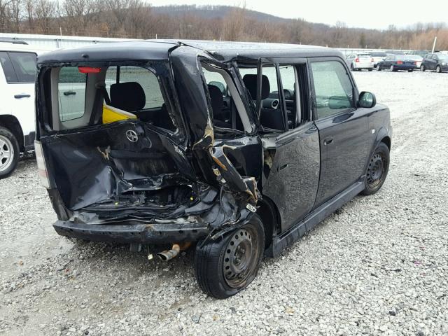 JTLKT334864103219 - 2006 TOYOTA SCION XB შავი ფოტო 4
