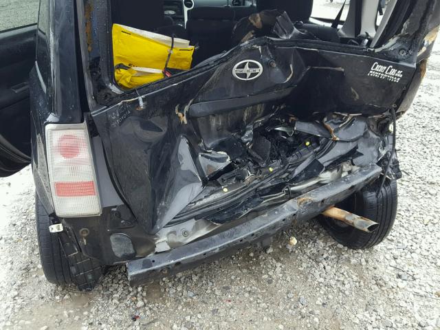 JTLKT334864103219 - 2006 TOYOTA SCION XB შავი ფოტო 9
