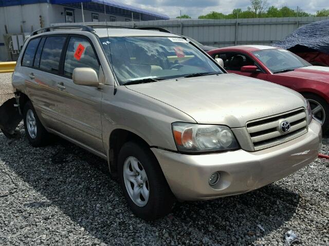 JTEGD21A670160475 - 2007 TOYOTA HIGHLANDER TAN photo 1