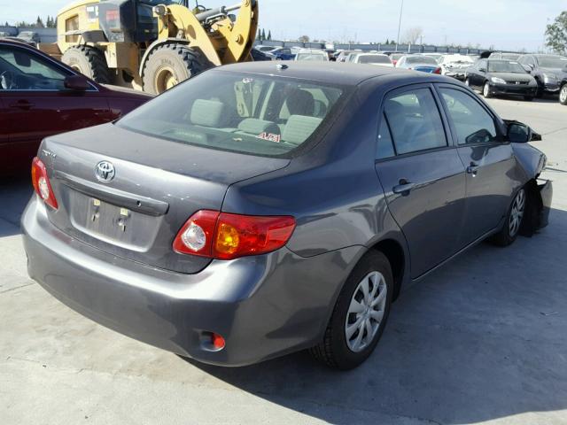 JTDBU4EE1AJ058686 - 2010 TOYOTA COROLLA BA GRAY photo 4