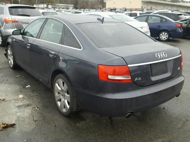 WAUDH74F86N111521 - 2006 AUDI A6 3.2 QUA BLUE photo 3