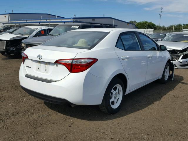 5YFBURHE0GP397226 - 2016 TOYOTA COROLLA L WHITE photo 4