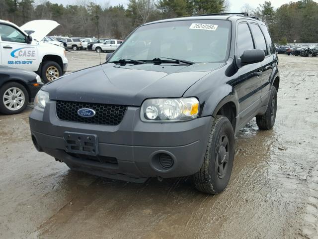 1FMYU02Z06KD54452 - 2006 FORD ESCAPE XLS BLACK photo 2