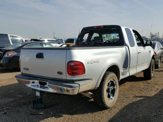 1FTRX08L33KD85869 - 2003 FORD F150 SILVER photo 4