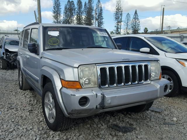 1J8HH48K67C695367 - 2007 JEEP COMMANDER SILVER photo 1