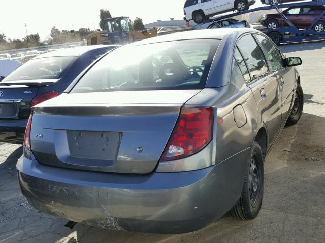 1G8AJ54F45Z116456 - 2005 SATURN ION LEVEL GRAY photo 4