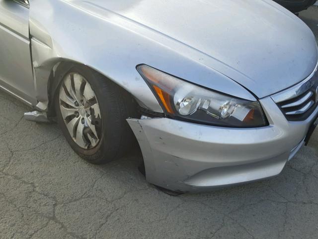 1HGCP2F32CA246506 - 2012 HONDA ACCORD LX SILVER photo 9