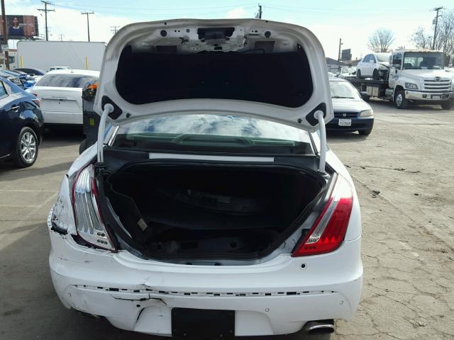 SAJWA2GE0BMV15811 - 2011 JAGUAR XJL SUPERC WHITE photo 9