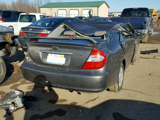 4T1BF32K72U528343 - 2002 TOYOTA CAMRY LE SILVER photo 4