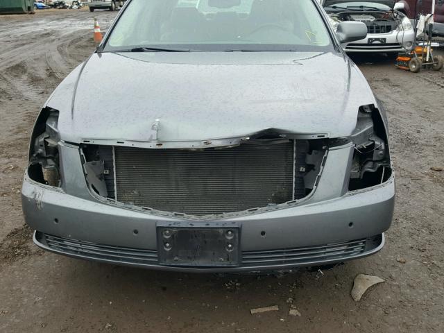 1G6KD57YX7U182964 - 2007 CADILLAC DTS GRAY photo 9