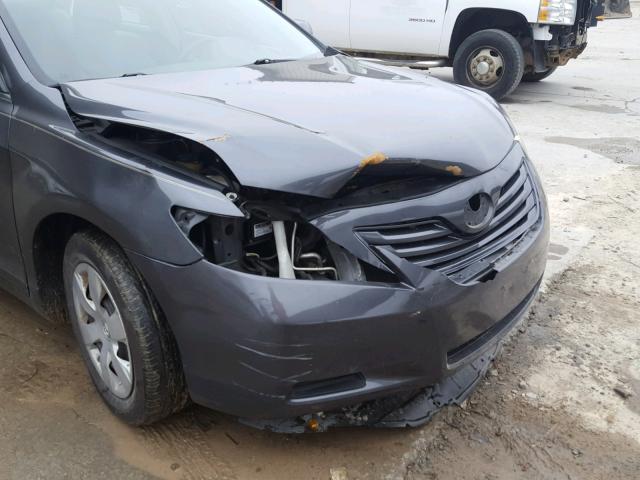 4T1BE46K27U193423 - 2007 TOYOTA CAMRY LE A GRAY photo 9