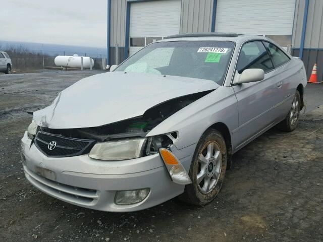 2T1CF22P71C527168 - 2001 TOYOTA CAMRY SOLA SILVER photo 2