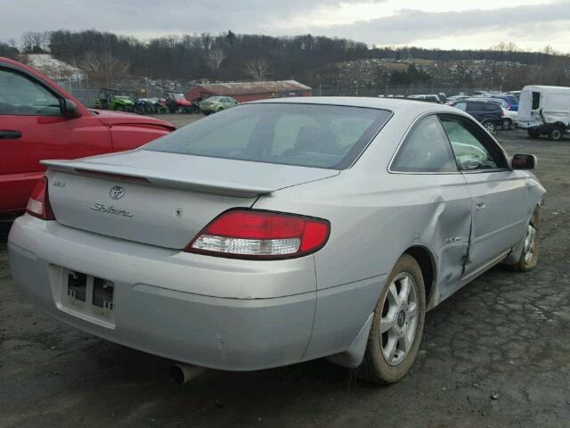 2T1CF22P71C527168 - 2001 TOYOTA CAMRY SOLA SILVER photo 4