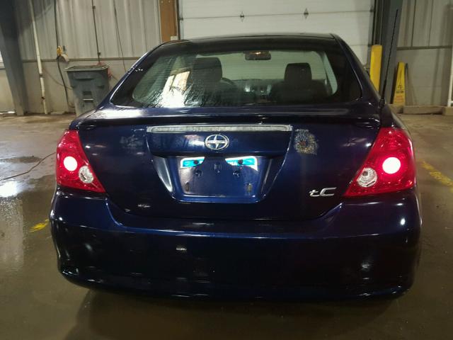 JTKDE177560085074 - 2006 TOYOTA SCION TC BLUE photo 9