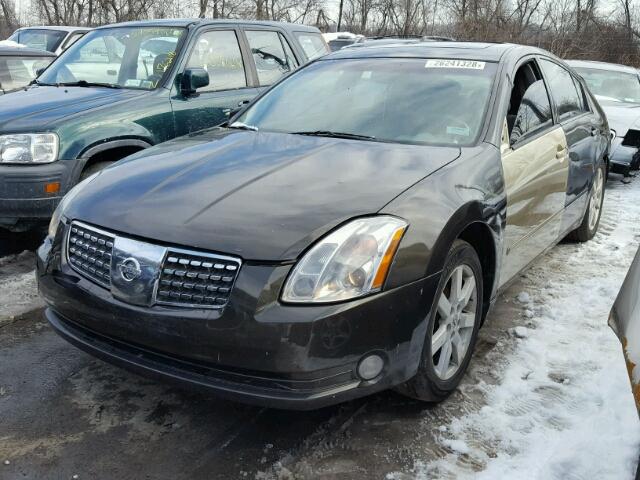 1N4BA41E24C915403 - 2004 NISSAN MAXIMA SE BLACK photo 2