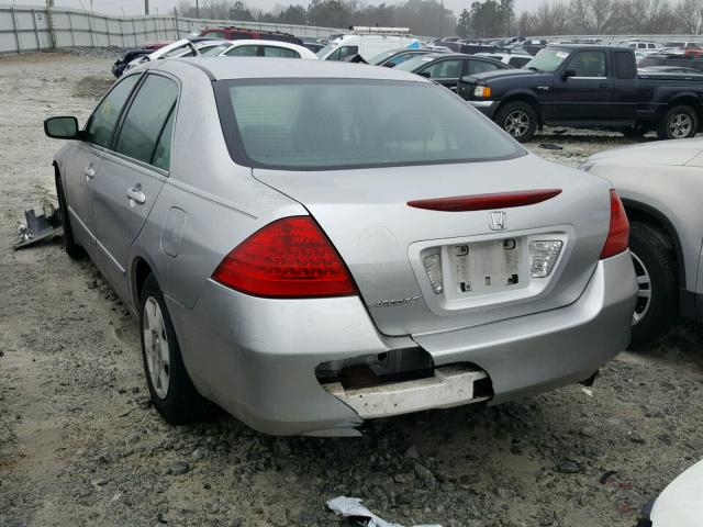 3HGCM56446G704085 - 2006 HONDA ACCORD LX SILVER photo 3