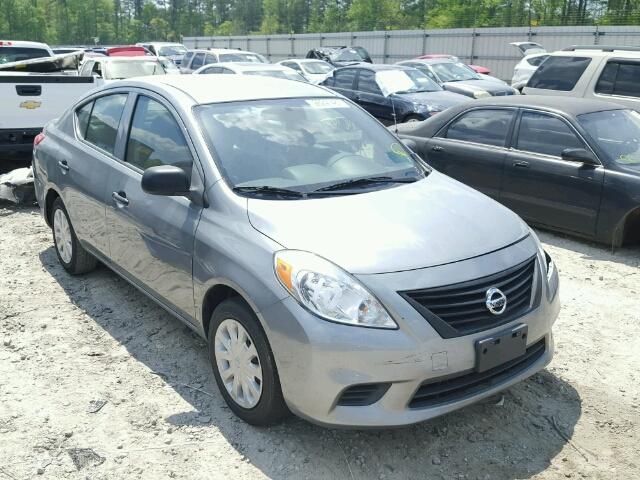 3N1CN7AP9CL849198 - 2012 NISSAN VERSA S GRAY photo 1